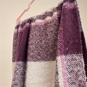 Studio Checkered Large Scarf/Wrap